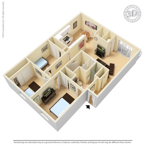 1405 East Broadway Street Studio-3 Beds Apartment for Rent - Photo Gallery 19